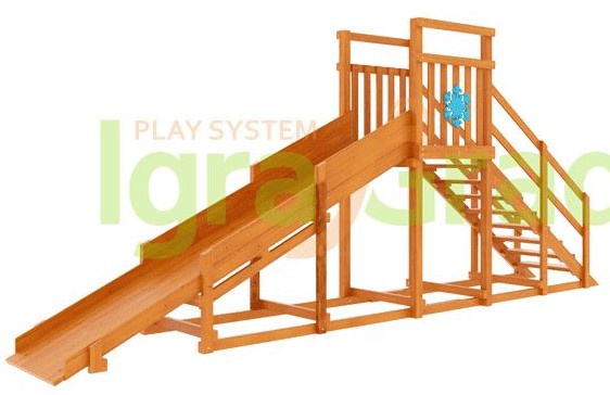 Зимняя горка IgraGrad Snow Fox Start  скат 4 м