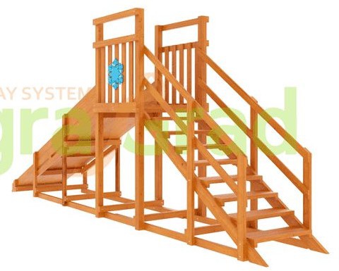 Зимняя горка IgraGrad Snow Fox Start  скат 4 м