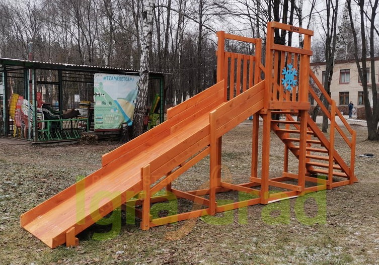 Зимняя горка IgraGrad Snow Fox Start  скат 4 м