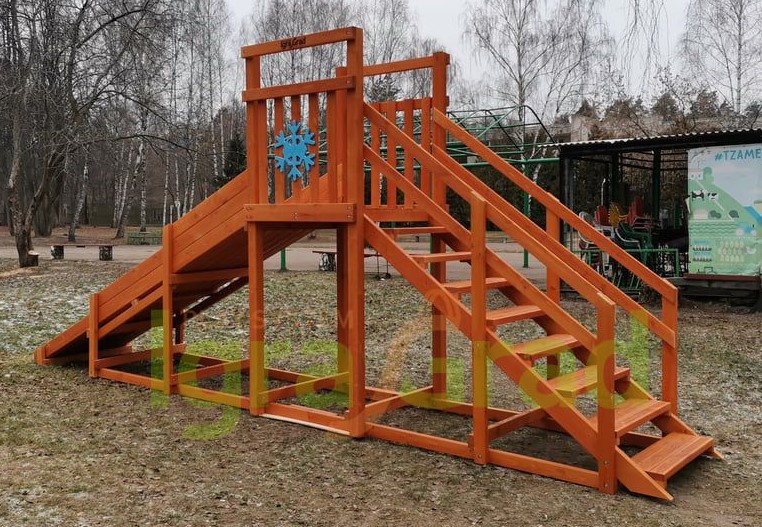 Зимняя горка IgraGrad Snow Fox Start  скат 4 м