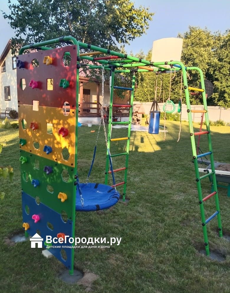 Детский игровой комплекс Формула здоровья Street 2 салатовый радуга