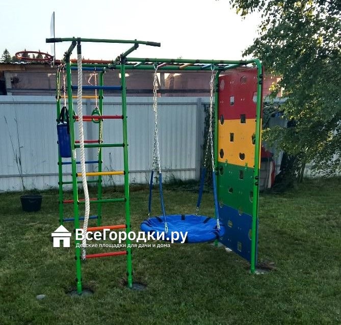 Детский игровой комплекс Формула здоровья Street 2 салатовый радуга