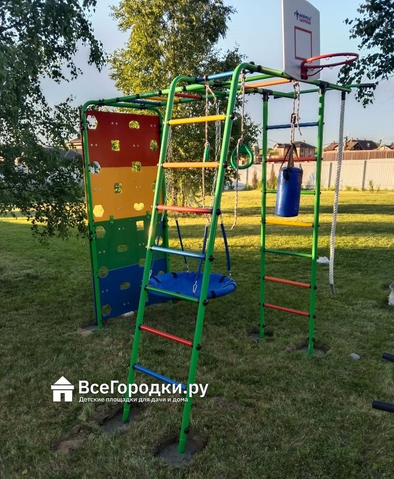 Детский игровой комплекс Формула здоровья Street 2 салатовый радуга