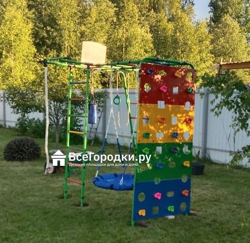 Детский игровой комплекс Формула здоровья Street 2 салатовый радуга