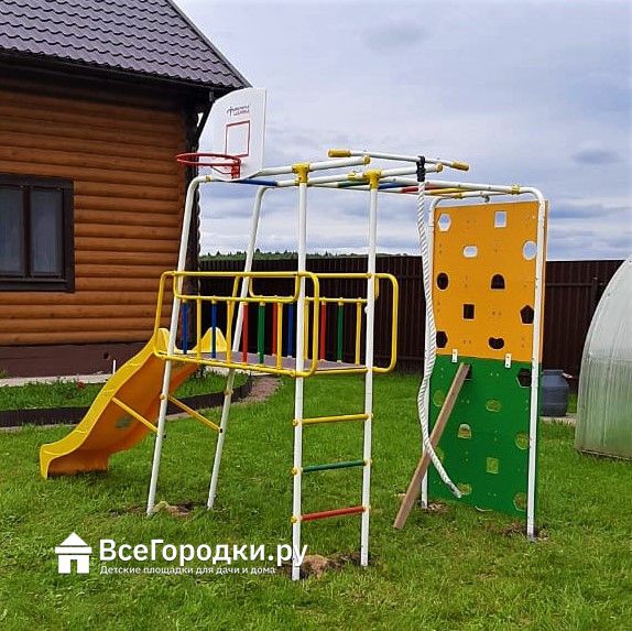 Детский игровой комплекс Формула здоровья Street 3 Smile оранжевый радуга