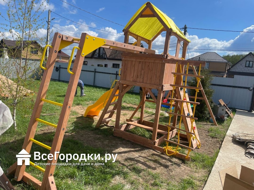 Детская деревянная площадка MoyDvor Версаль с рукоходом 2023