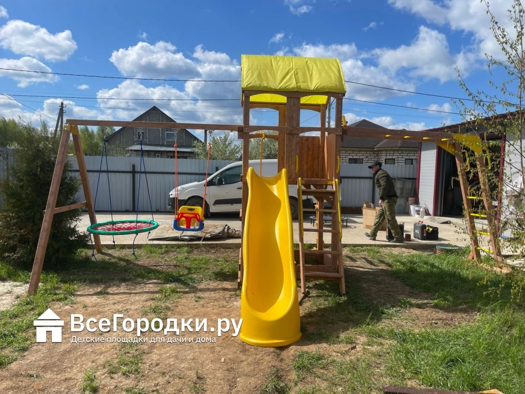 Детская деревянная площадка MoyDvor Версаль с рукоходом 2023