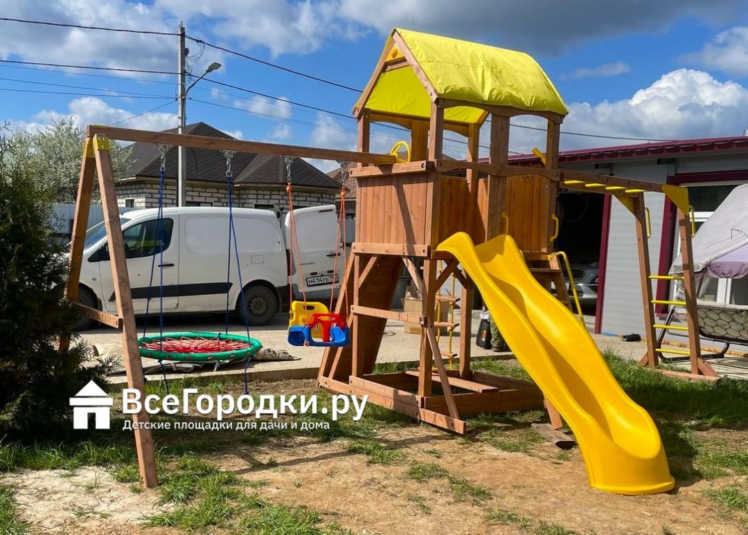 Детская деревянная площадка MoyDvor Версаль с рукоходом 2023