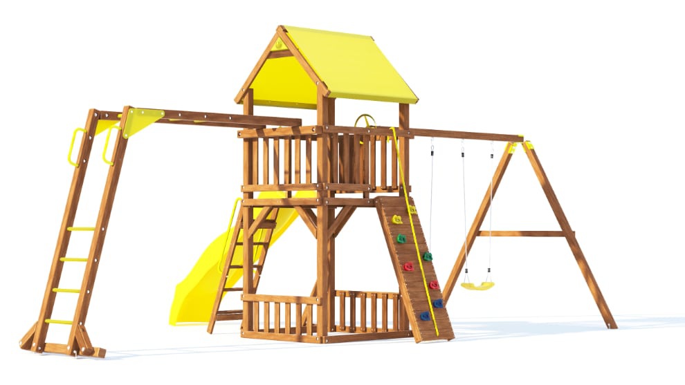 Детская деревянная площадка MoyDvor Версаль с рукоходом