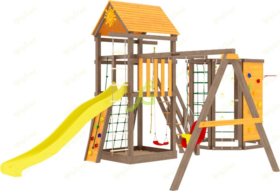 Детская игровая площадка Igragrad Панда Фани Gride с Workout