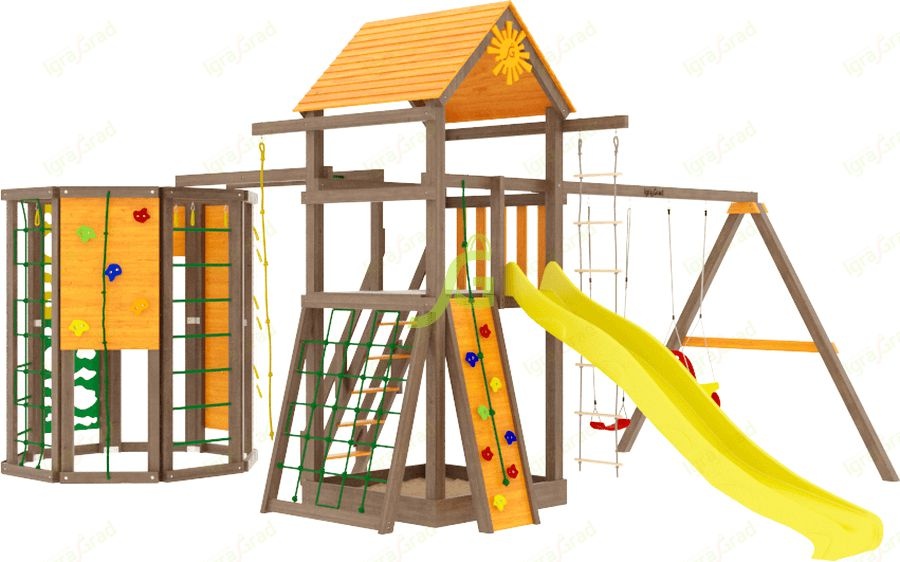 Детская игровая площадка Igragrad Панда Фани Gride с Workout