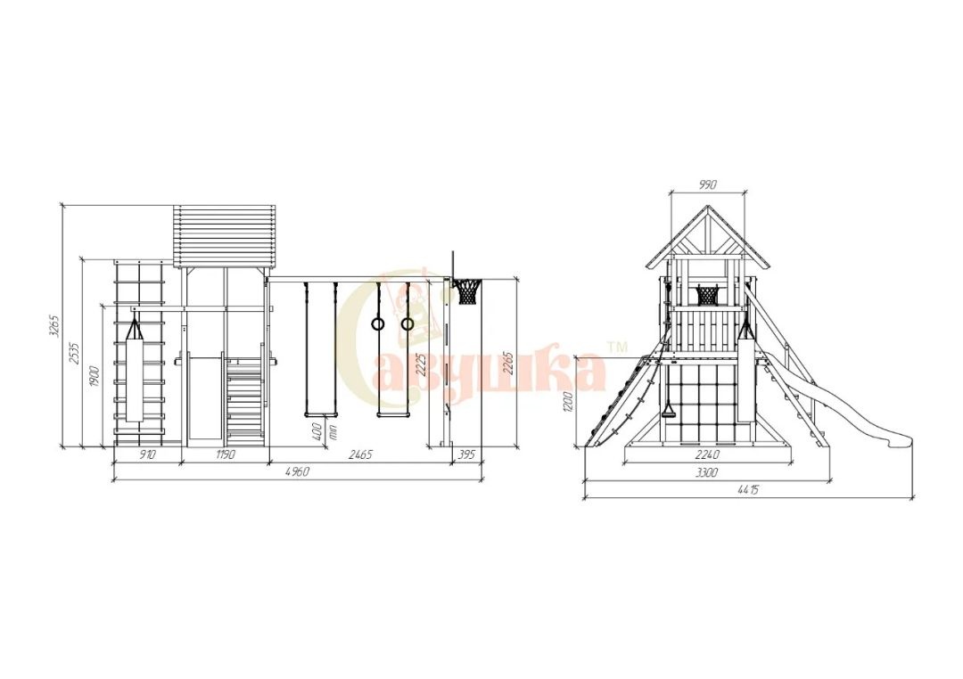 Детская площадка Савушка ХИТ 7