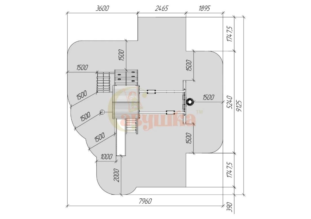 Детская площадка Савушка ХИТ 7