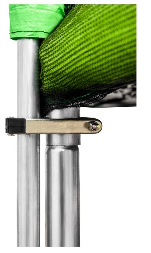 Батут ALPIN 2.52м с защитной сеткой и лестницей