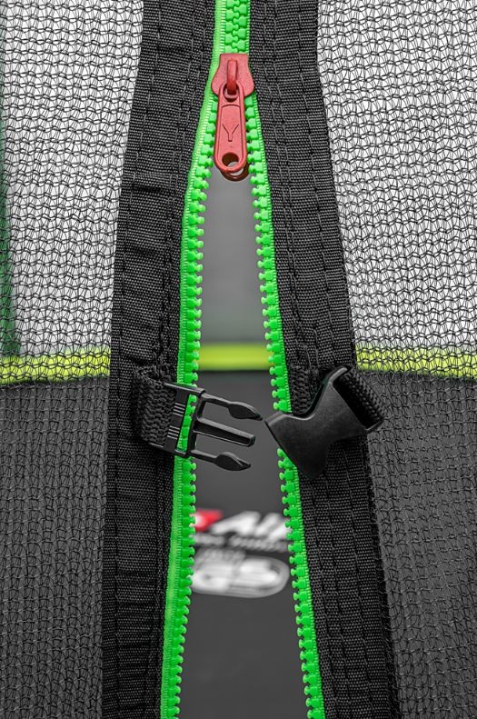 Батут ALPIN 2.52м с защитной сеткой и лестницей