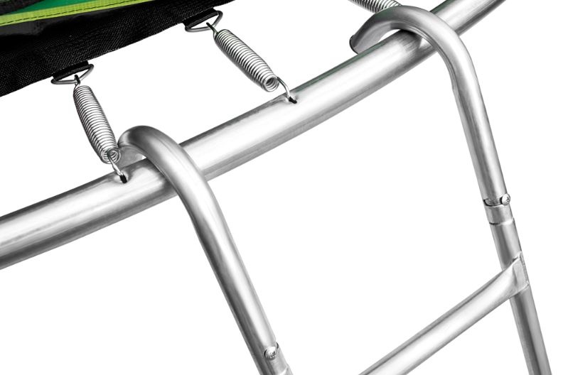 Батут ALPIN 2.52м с защитной сеткой и лестницей