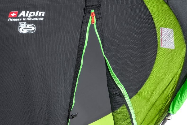 Батут ALPIN 2.52м с защитной сеткой и лестницей