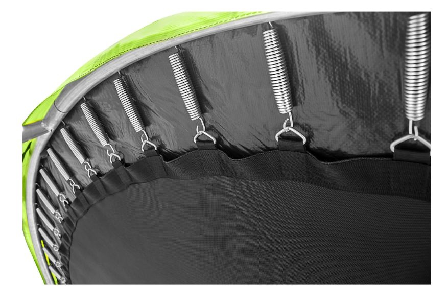 Батут ALPIN 2.52м с защитной сеткой и лестницей