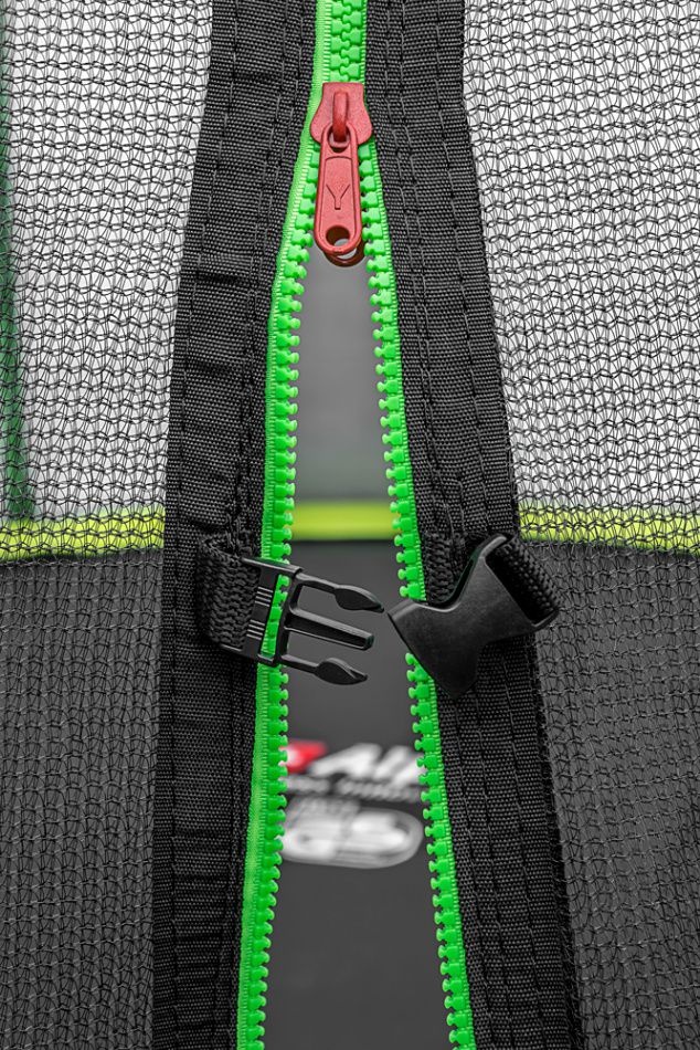 Батут ALPIN 4.35 м с защитной сеткой и лестницей