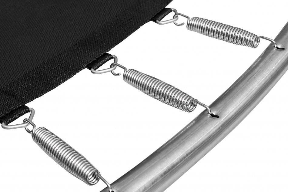 Батут ALPIN 4.65 м с защитной сеткой и лестницей