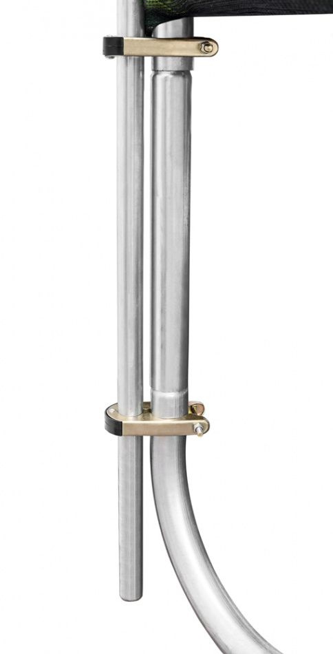 Батут ALPIN 4.90 м с защитной сеткой и лестницей