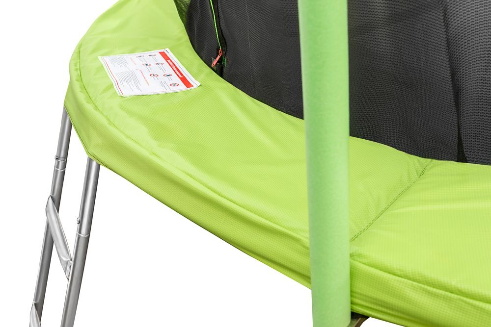 Батут ALPIN INSIDE 3.12 м с защитной сеткой и лестницей