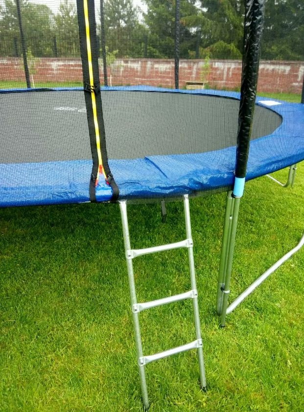 Батут Atlas Sport 435 см (14ft) PRO (усиленные опоры) BLUE