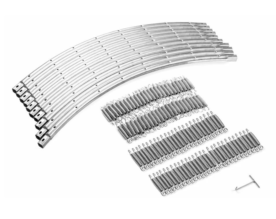 Батут Atlas Sport 435 см (14ft) PRO (усиленные опоры) ORANGE