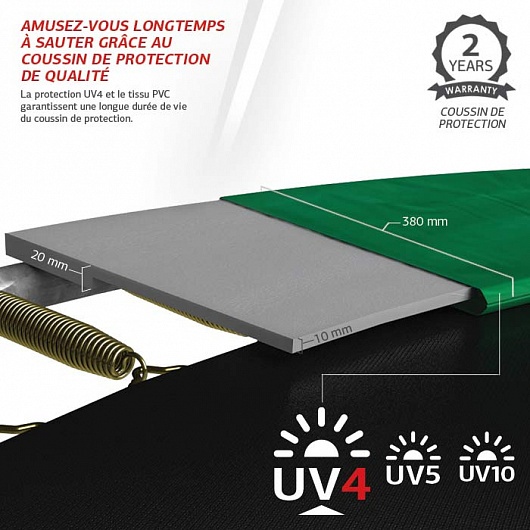 Батут BERG Favorit Green 430 + защитная сетка Comfort