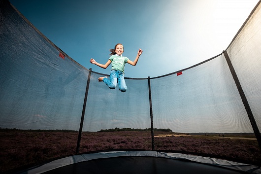 Батут BERG Favorit Grey 430 + защитная сетка Comfort