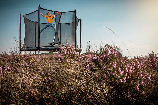 Батут BERG Favorit Grey 430 + защитная сетка Comfort