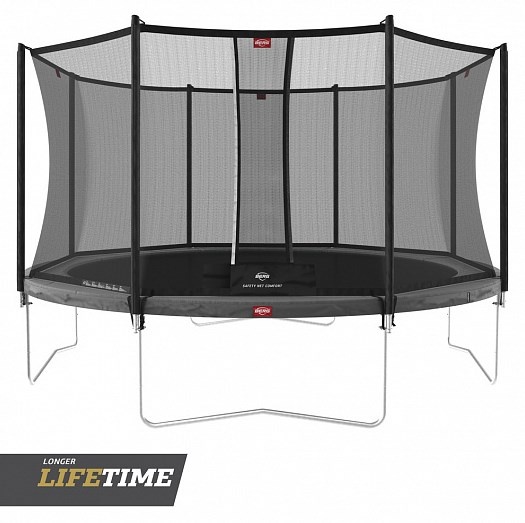 Батут BERG Favorit Grey 430 + защитная сетка Comfort