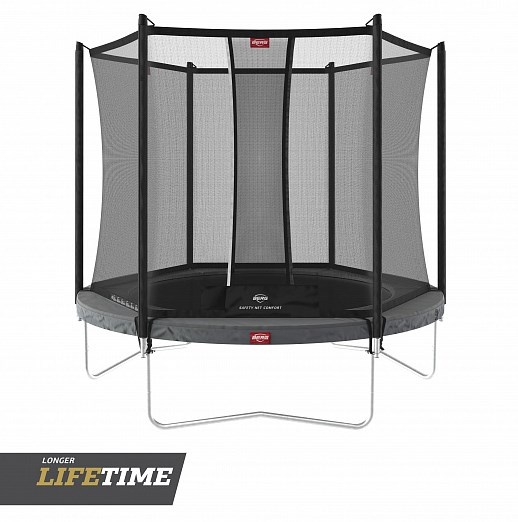Батут BERG Favorit Regular 330 Grey + защитная сетка Comfort