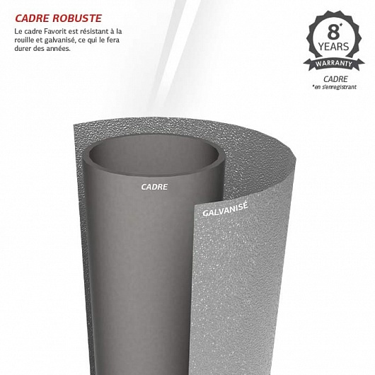 Батут BERG Favorit Regular 330 Grey + защитная сетка Comfort