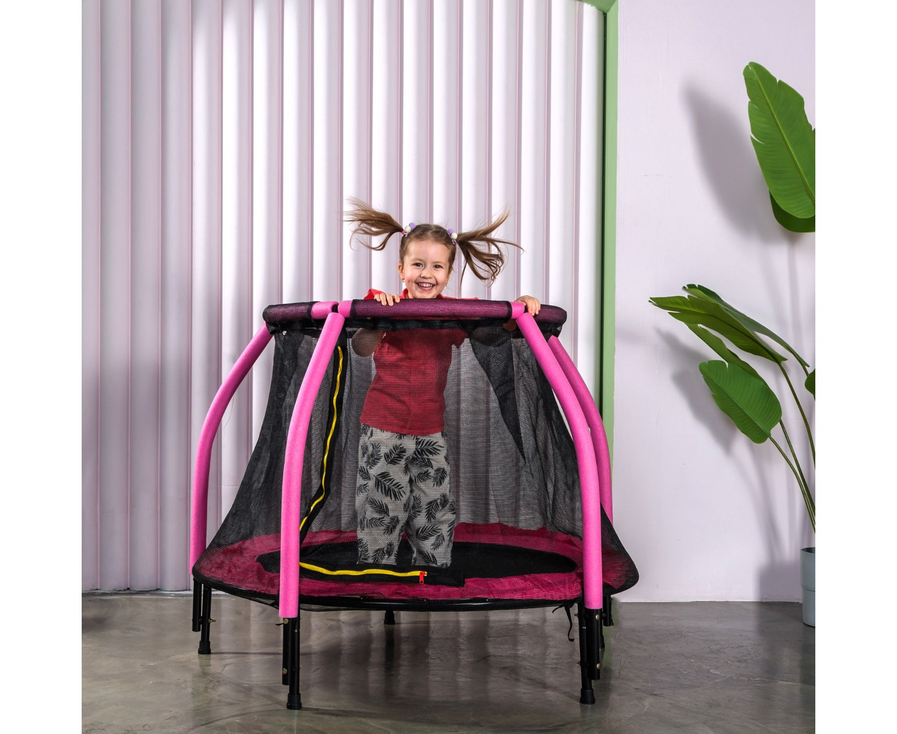 Батут DFC JUMP KIDS 48 розовый