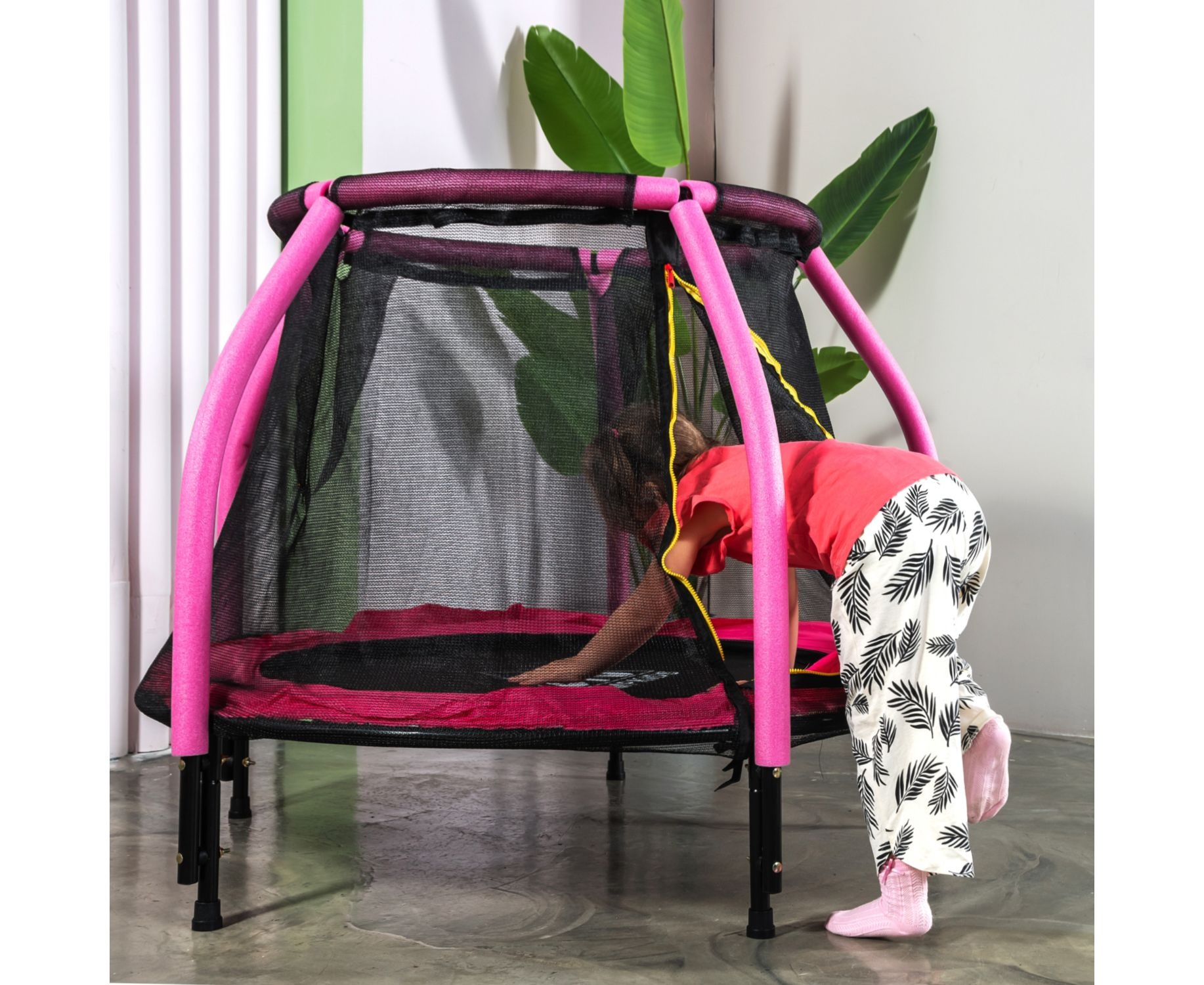 Батут DFC JUMP KIDS 48 розовый