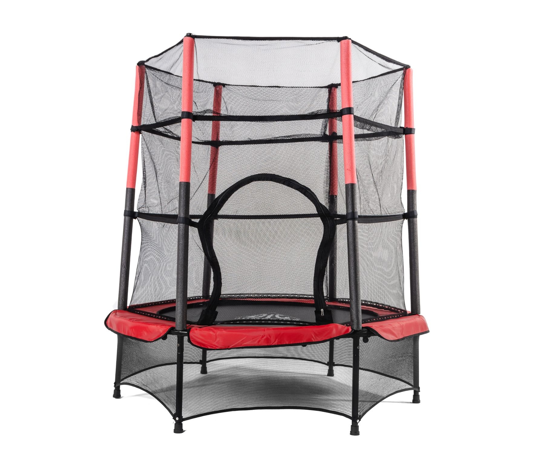 Батут DFC JUMP KIDS 55 красно-серый