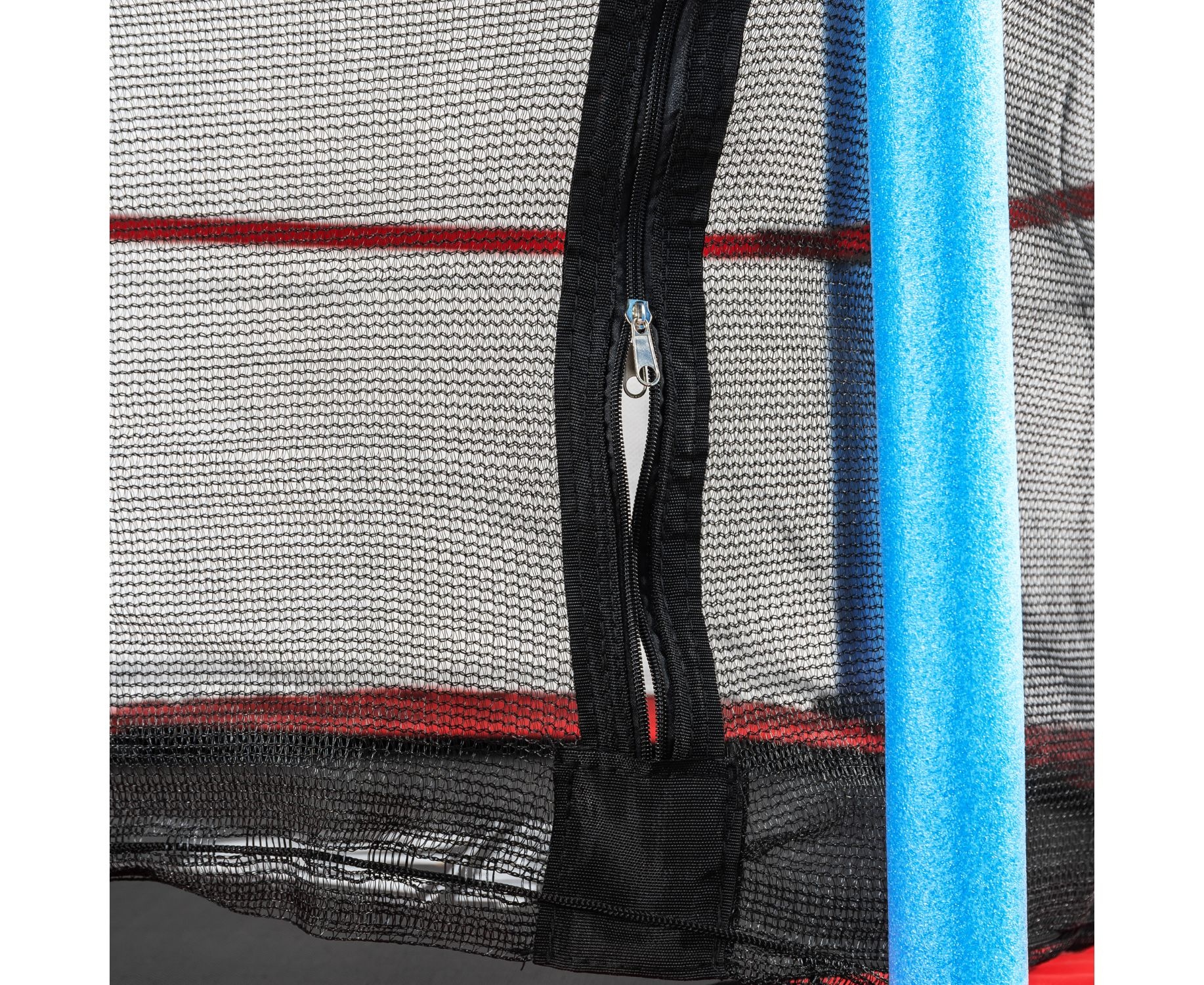 Батут DFC JUMP KIDS 55 красный с желто-синими стойками