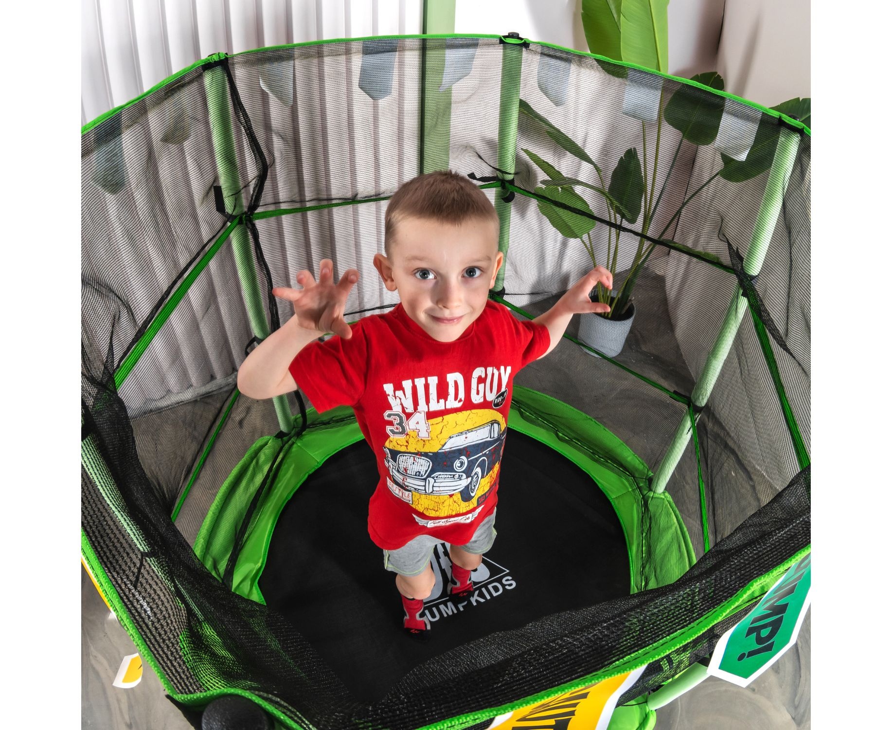 Батут DFC JUMP KIDS 55 зеленый