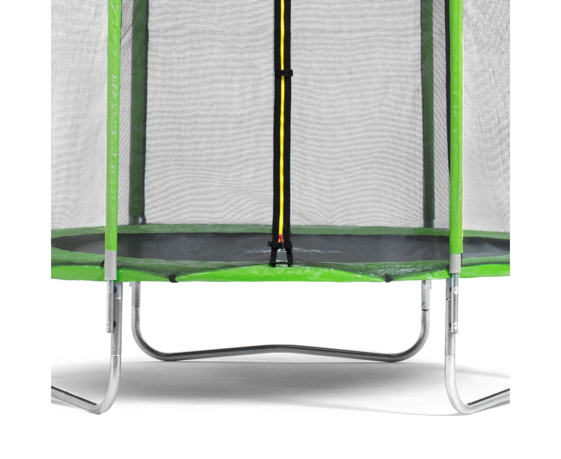 Батут DFC Trampoline Fitness с сеткой 12ft зеленый