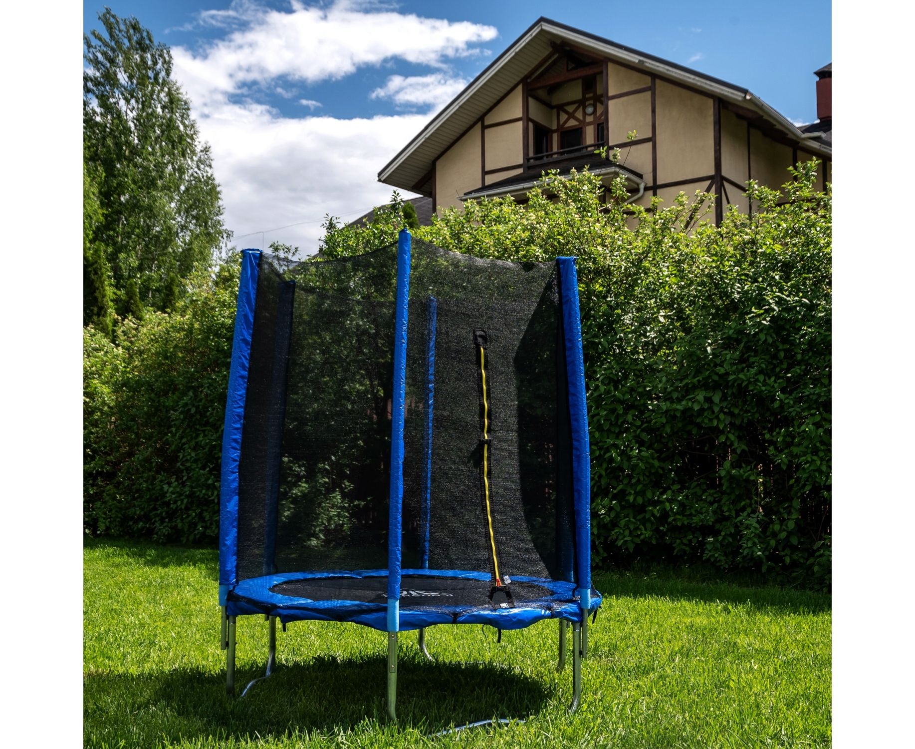 Батут DFC Trampoline Fitness с сеткой 6ft