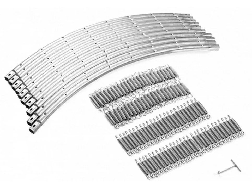 Батут FunFit 8 FT 252 см PRO синий