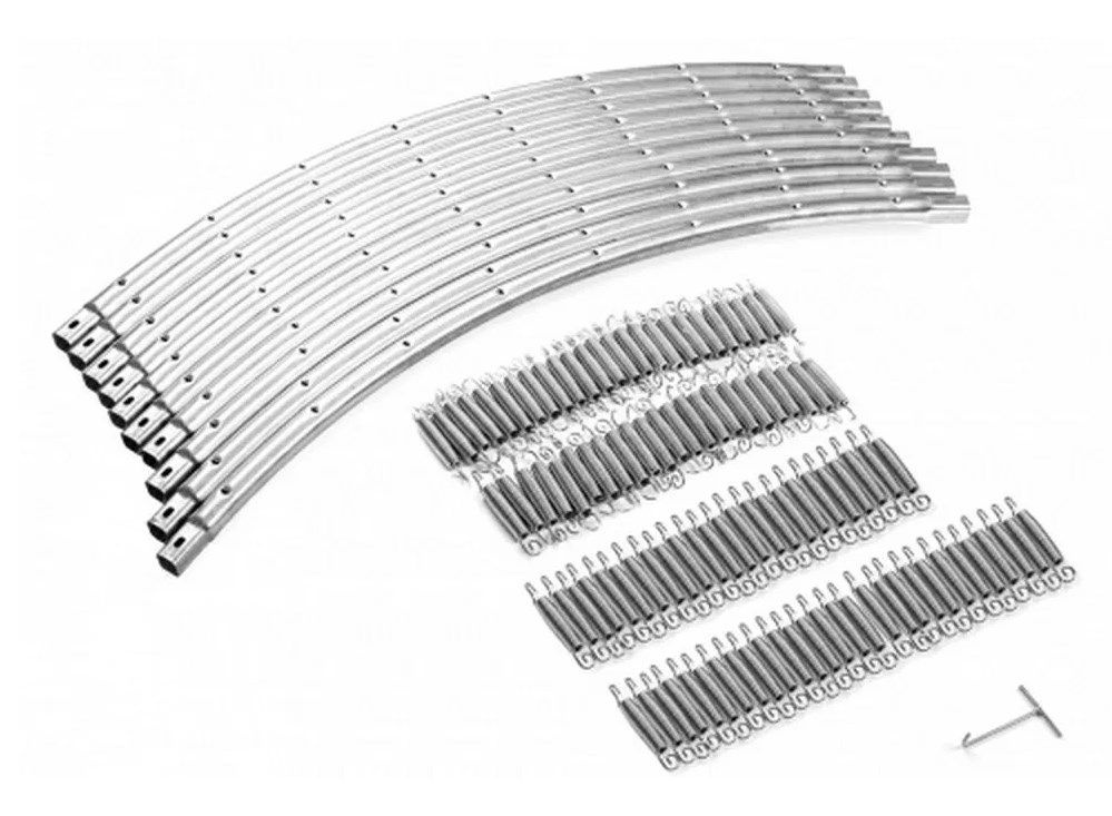 Батут FunFit 8 FT 252 см PRO зеленый