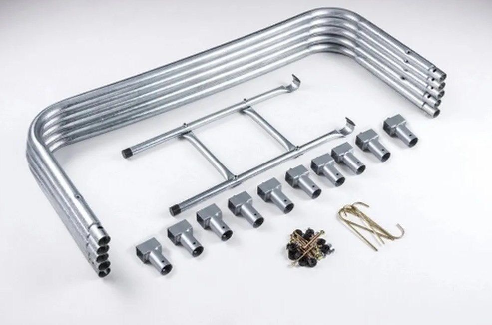 Батут FunFit 8 FT 252 см PRO зеленый