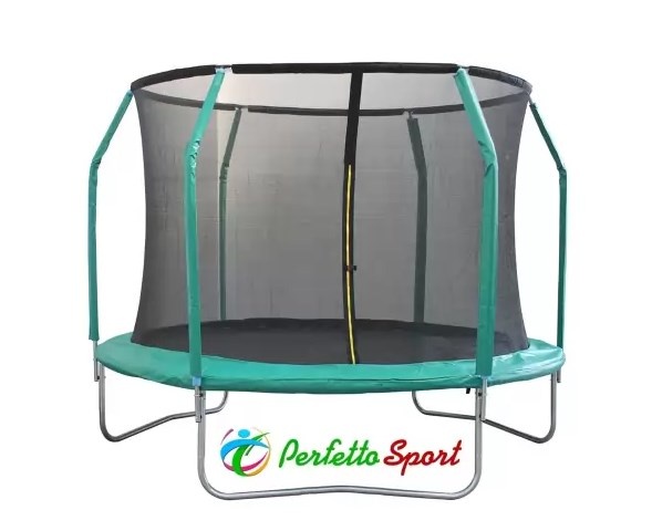 Батут с защитной сеткой PERFETTO SPORT 8 Dynamics диаметр 2.4 м