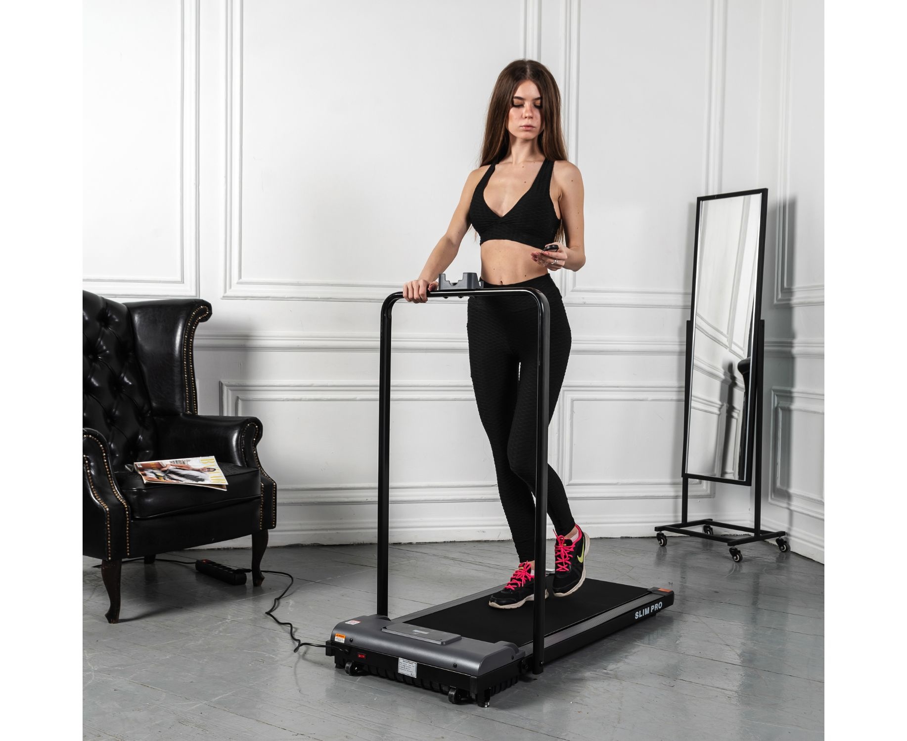 Беговая дорожка DFC SLIM PRO silver