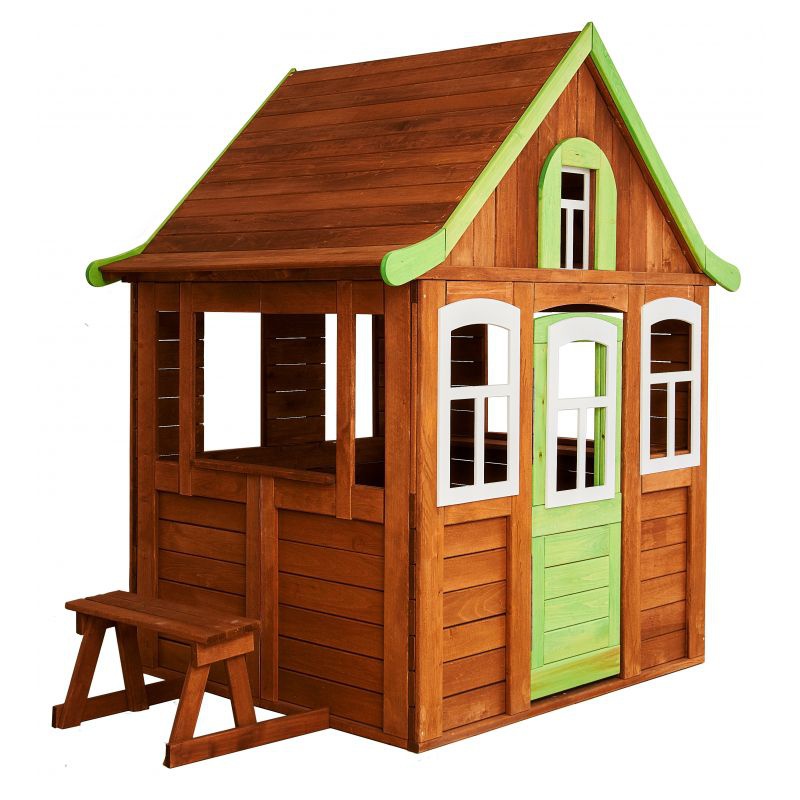 Детский домик Можга Цветочный Р920 неокрашенный