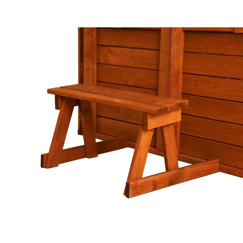 Детский домик Можга Цветочный Р920 неокрашенный