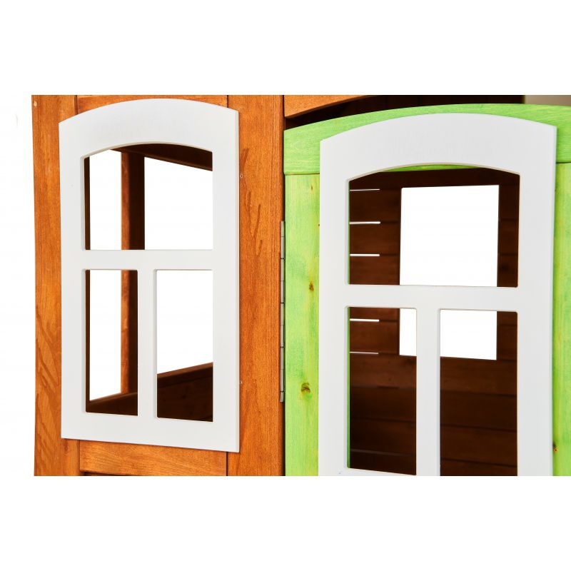 Детский домик Можга Цветочный Р920 неокрашенный