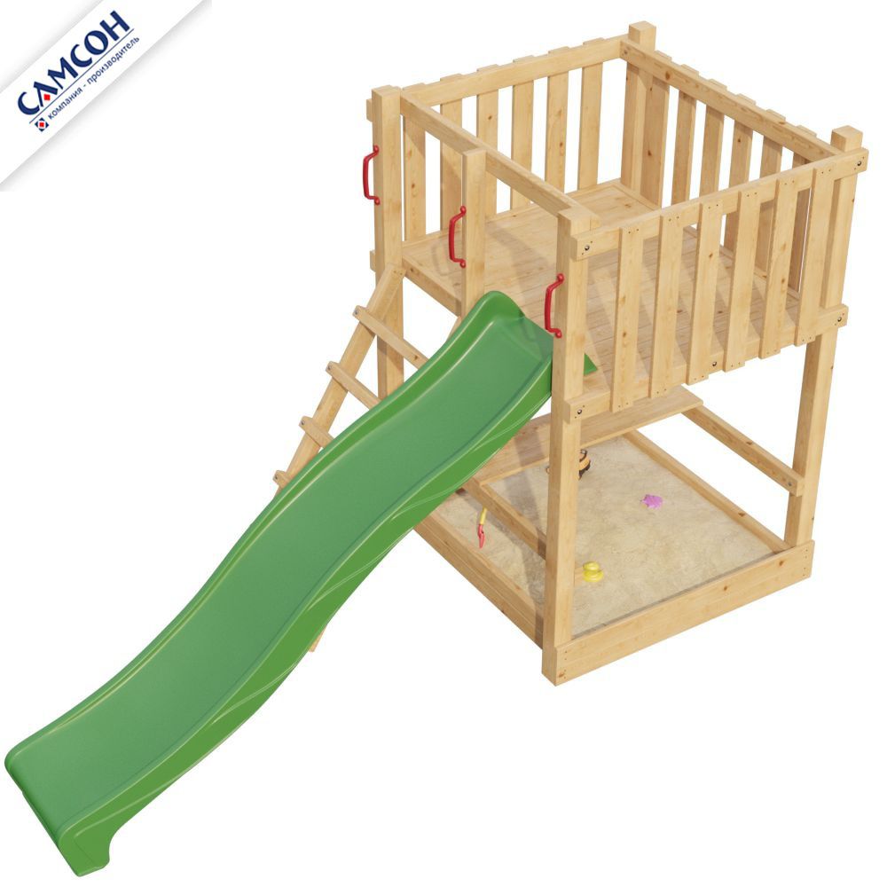 Детская деревянная игровая площадка Самсон 1-й Элемент